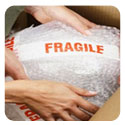 Packing fragile items to avoid breakages